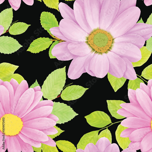 beautiful floral seamless pattern