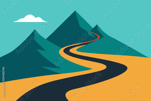 road in the mountains