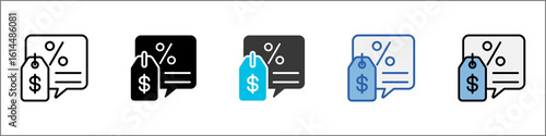 Markdown Icon Pack Multistyle Illustration