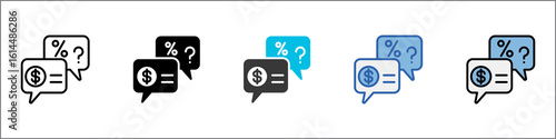 Bargain Icon Pack Multistyle Illustration