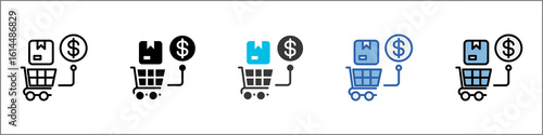 Retail Icon Pack Multistyle Illustration