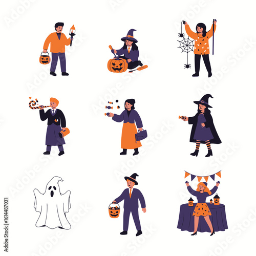 Halloween Characters Collection: Spooky Season Fun