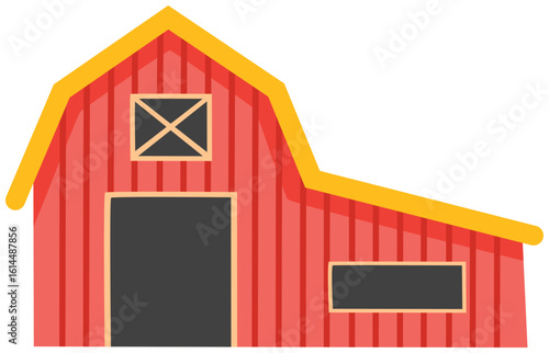 red barn farmhouse icon