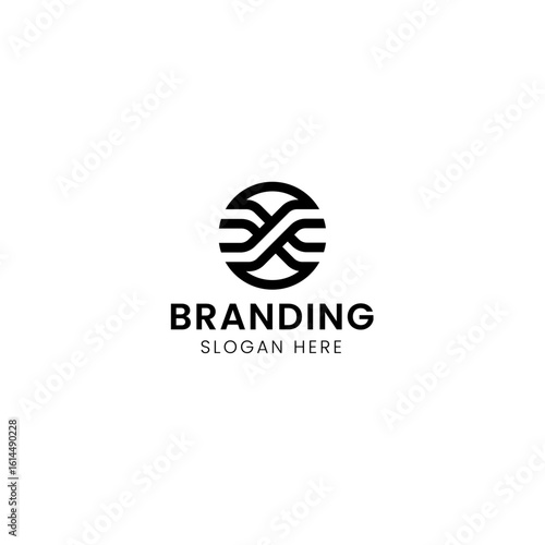 Modern initial letter X logo template