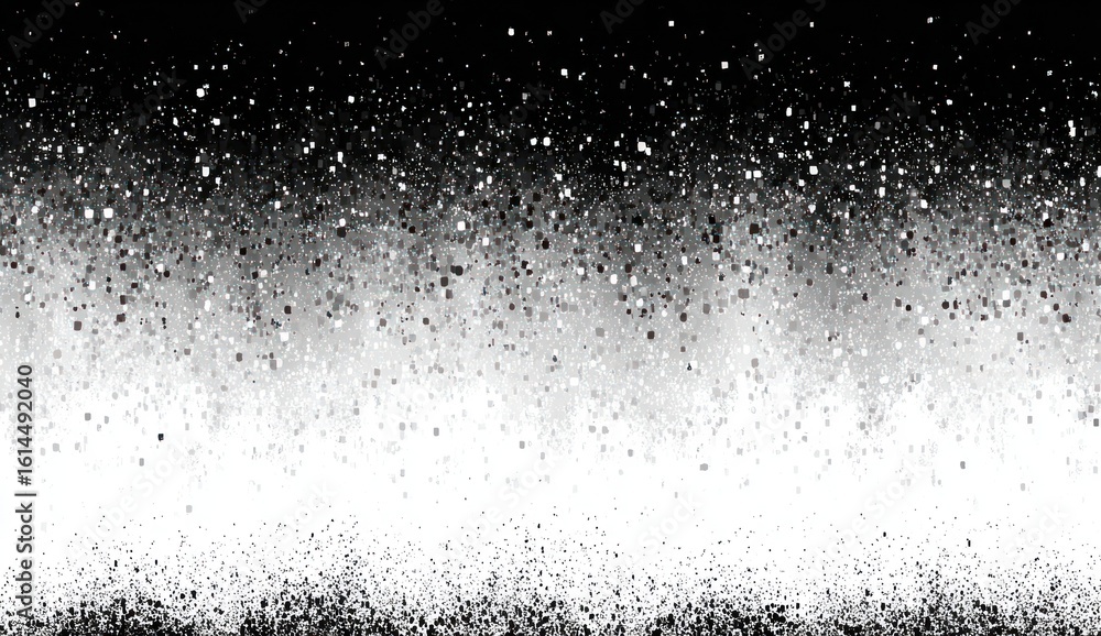 Obraz premium Abstract grayscale textured background with speckled effect.