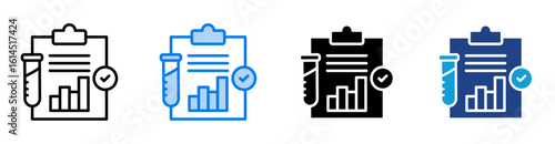 Result icon set multiple style collection