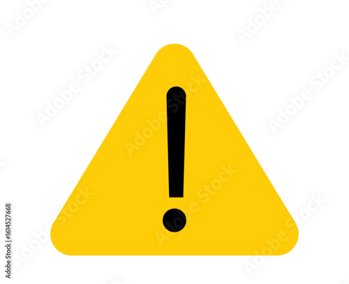 yellow warning sign