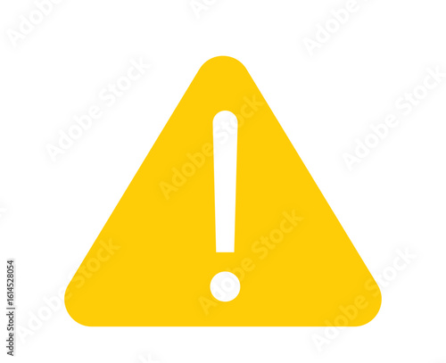 yellow warning sign