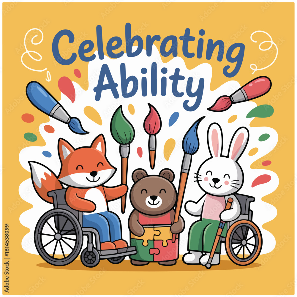 Fototapeta premium International Day of Persons with Disabilities 6.eps