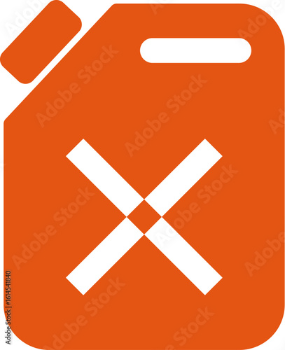 シンプルなガソリン携行缶のアイコン