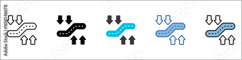 Elasticity Icon Pack Mulstistyle Illustration