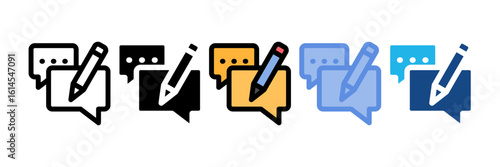 Contact Form Icon Element For Design