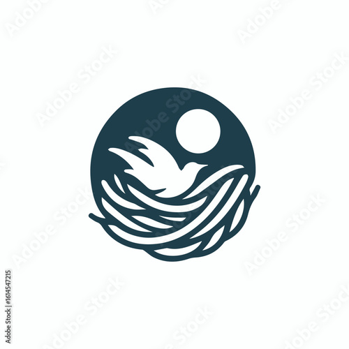 Bird nest logo