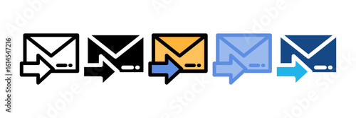 Send Message Icon Element For Design