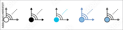 Angle Icon Pack Mulstistyle Illustration