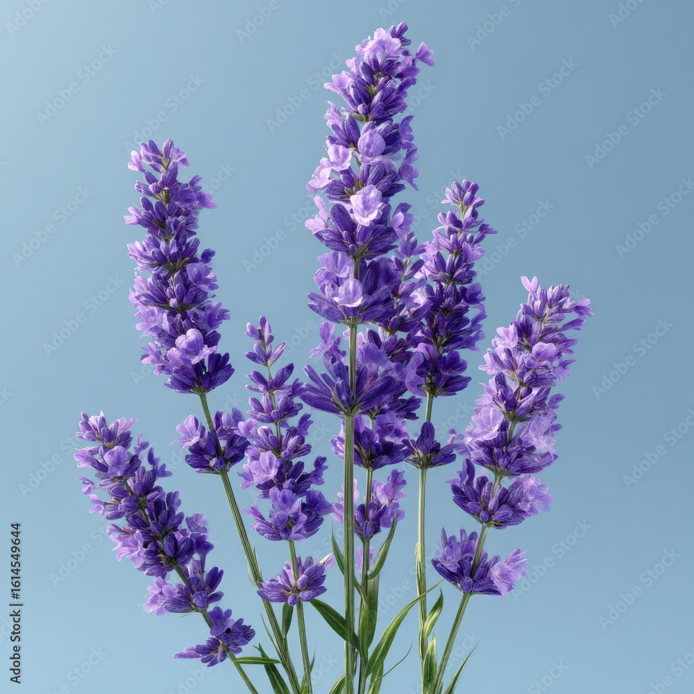 Fototapeta premium Close-up of vibrant purple lavender