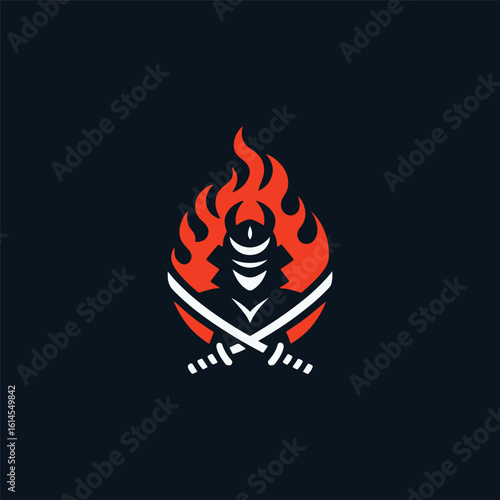 Samurai fire logo