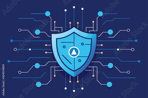 Cybersecurity Shield Protection Network