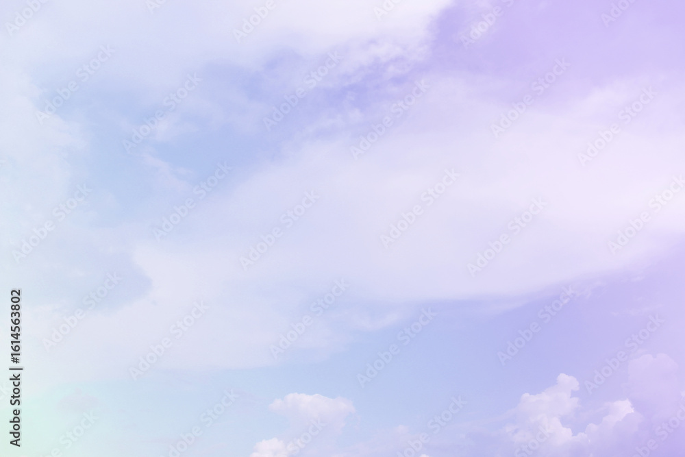 Obraz premium Sky and clouds in pastel tones.