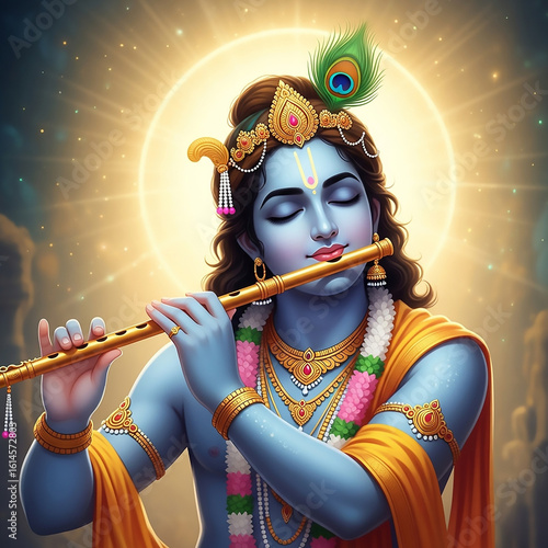 Divine Radiance: Close-Up o...