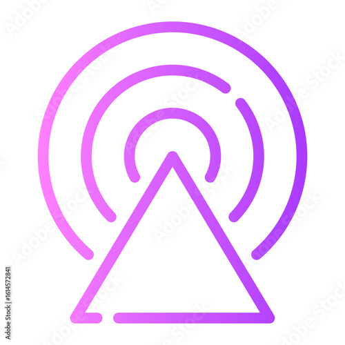signal gradient icon