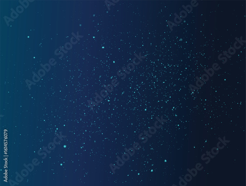 Realistic blue starry sky shining stars wallpaper illustration background design