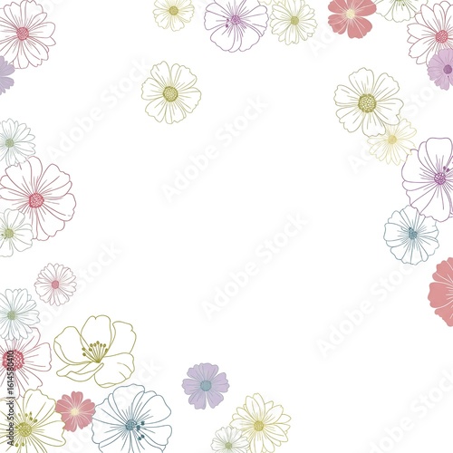 Colorful flower background