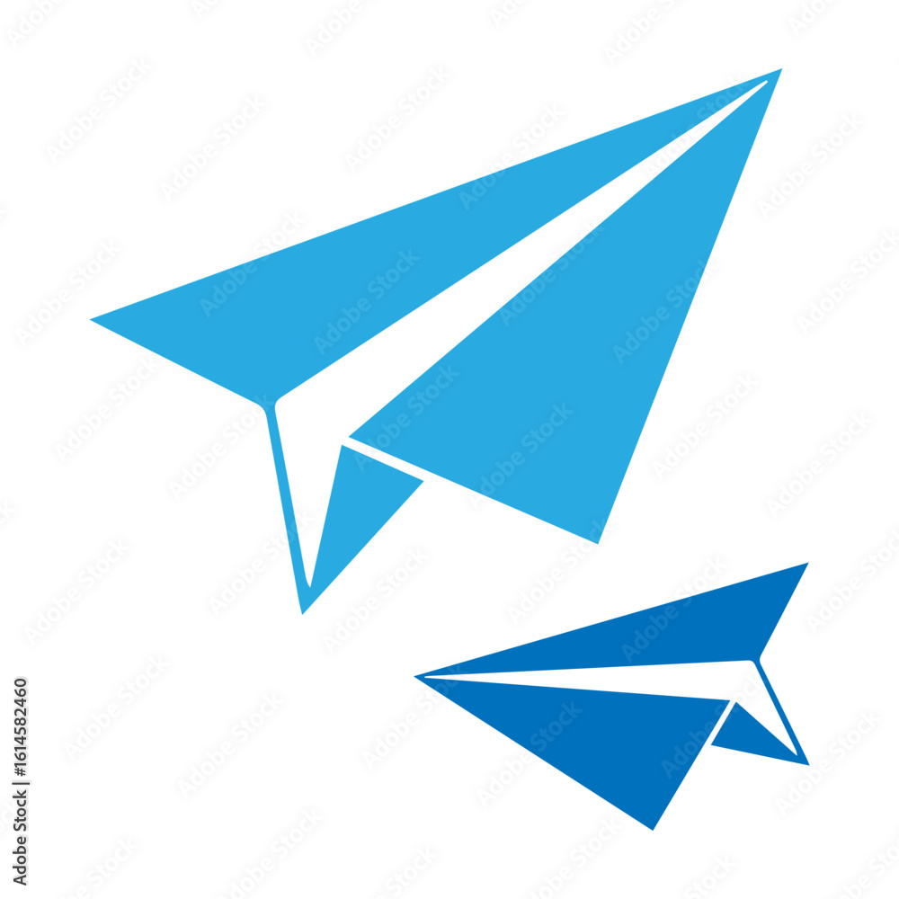 Fototapeta premium paper airplane icon