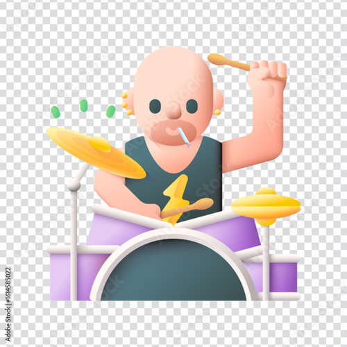 Drummer Musician Design