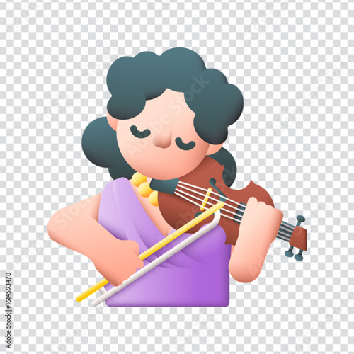 Violinist String Musician Design
