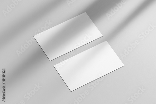 Landscape Business Card Mockup 3D Rendering