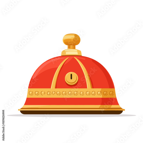 service bell on a white background