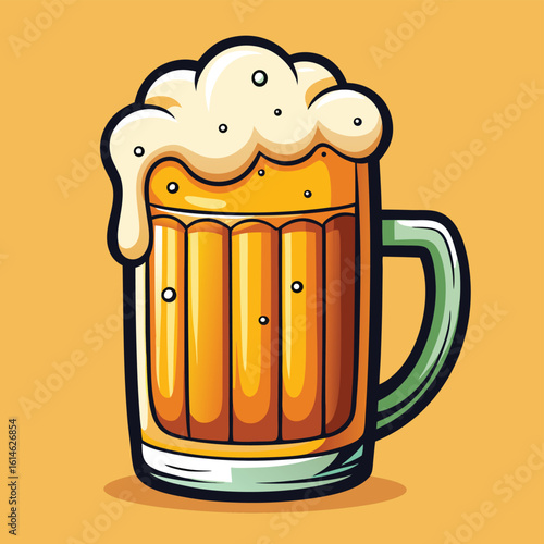 Detailed hand drawn illustration of a classic car