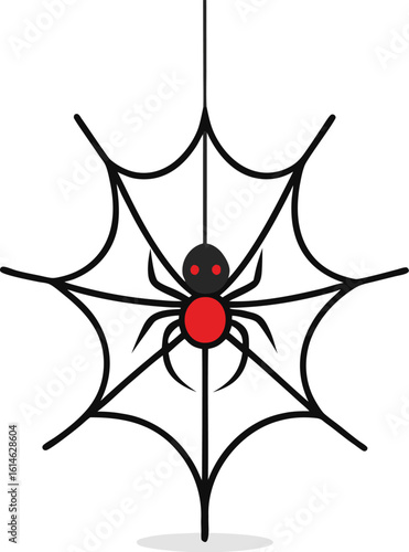 spider and web