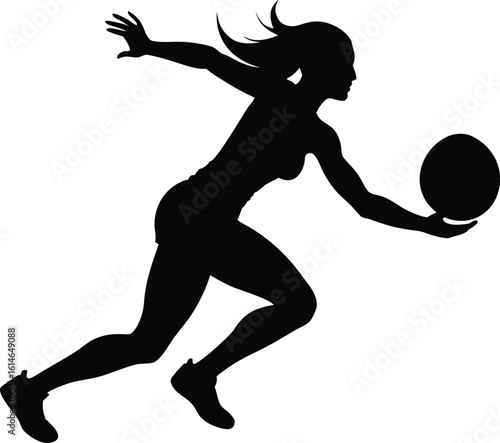 volleyball silhouette female