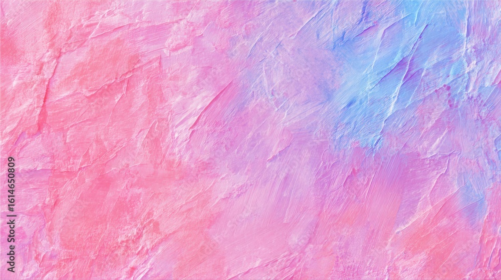 Fototapeta premium A beautiful blend of soft pink and blue colors forms an abstract texture that evokes calmness. Ideal for use in digital art, backgrounds, or creative projects.
