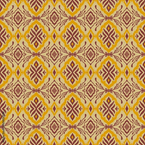 Elegant Geometric Pattern with Warm Color Palette