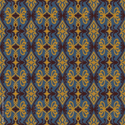 Elegant Vintage Geometric Pattern with Warm Hues
