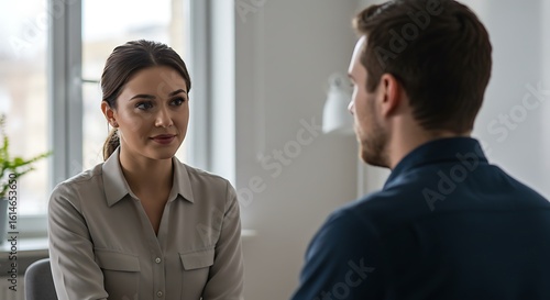 Wallpaper Mural business people talking in office Torontodigital.ca
