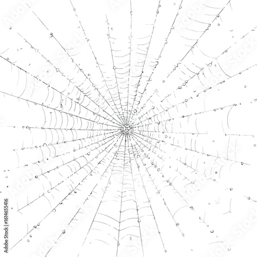 spider web isolated in White Background, spider web vector, Flat lay vector illustration