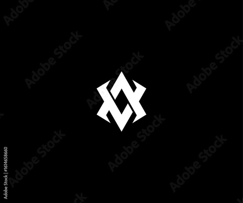 Letter av va modern clean bold logo