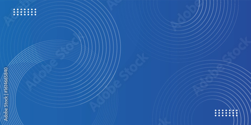 abstract Blue background with circular shapes