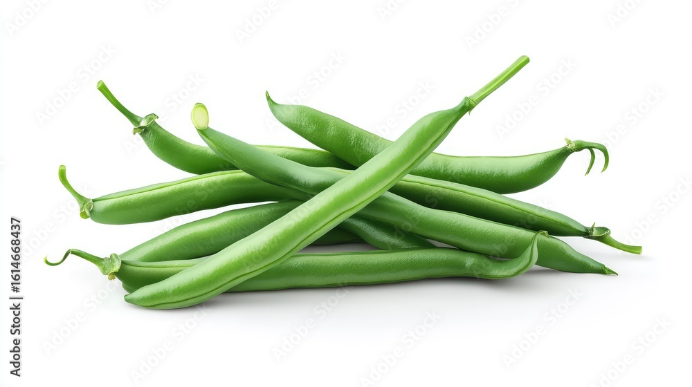 fresh green beans isolated fresh green beans isolated