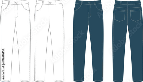 blue jeans isolated