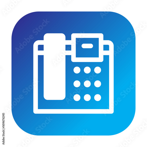 Office Phone Gradient Icon