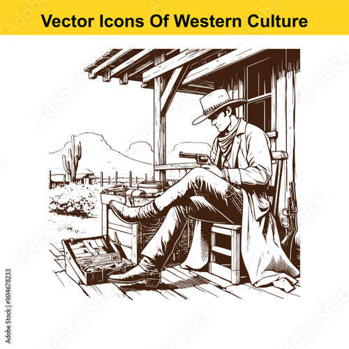 Revolver & Reins: A Quiet Western Moment