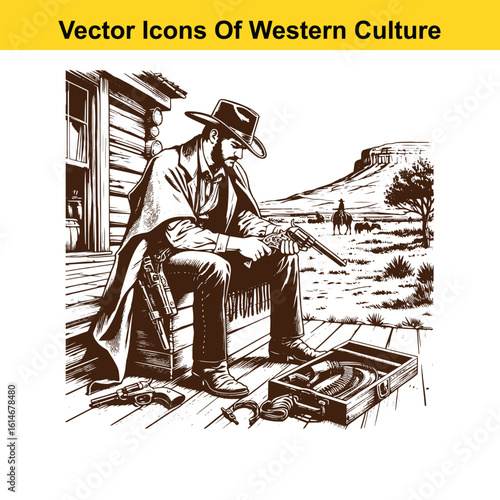 Revolver & Reins: A Quiet Western Moment