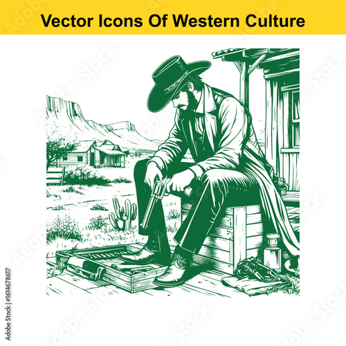 Revolver & Reins: A Quiet Western Moment