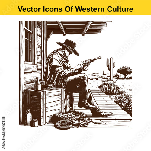 Revolver & Reins: A Quiet Western Moment