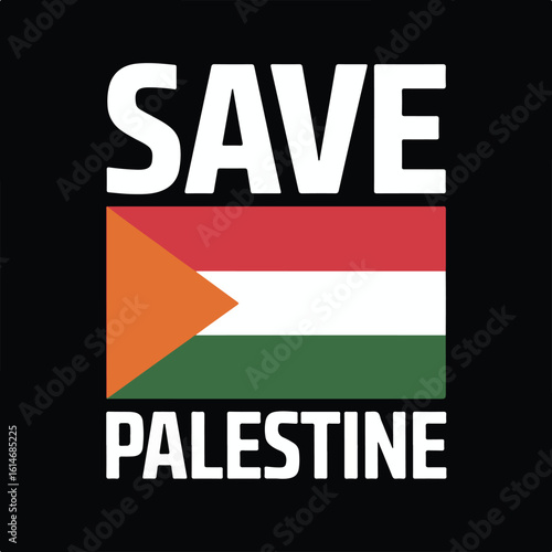Save Palestine | Solidarity illustration.